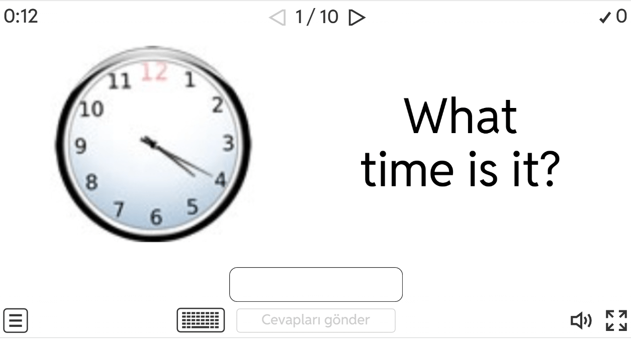 6.1 What time is it? (NEW)